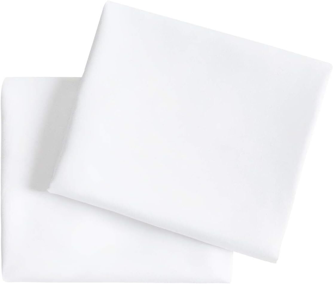 Set of 2 Pillow Cases - White