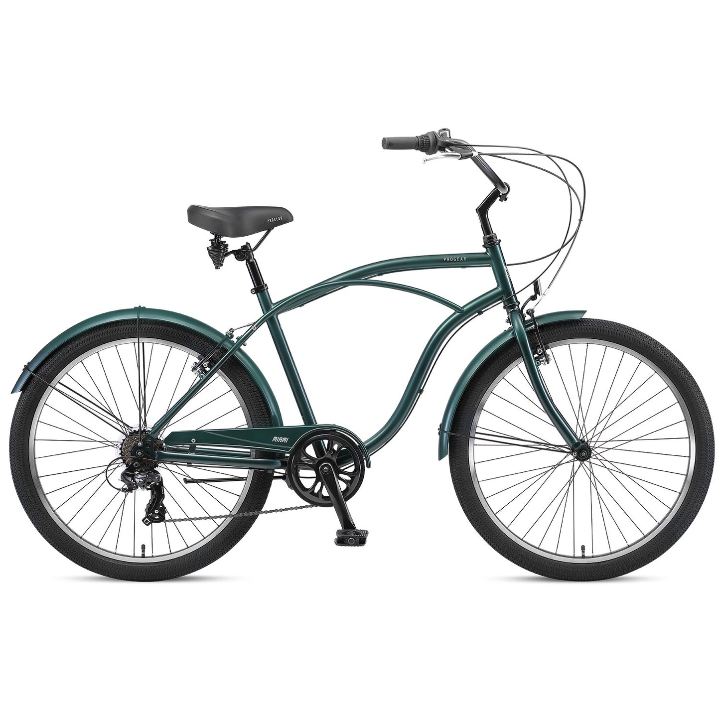 Bikes Miami S7 Cruiser Mens 26*19" in Forest Green