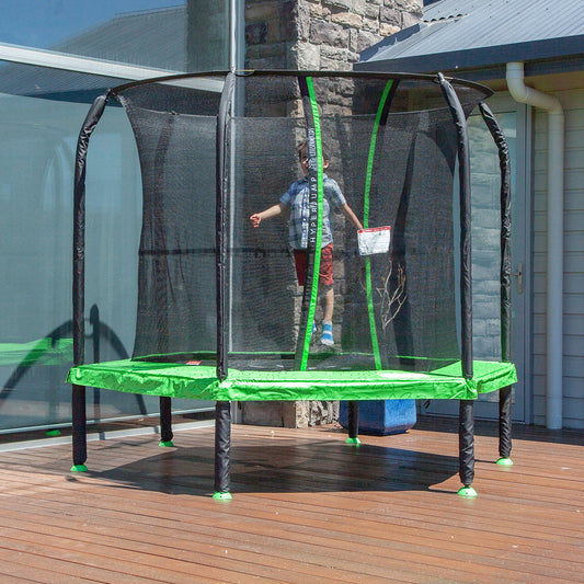 Lifespan Trampoline for Kids 7FT Springless Hoppy 2 Set