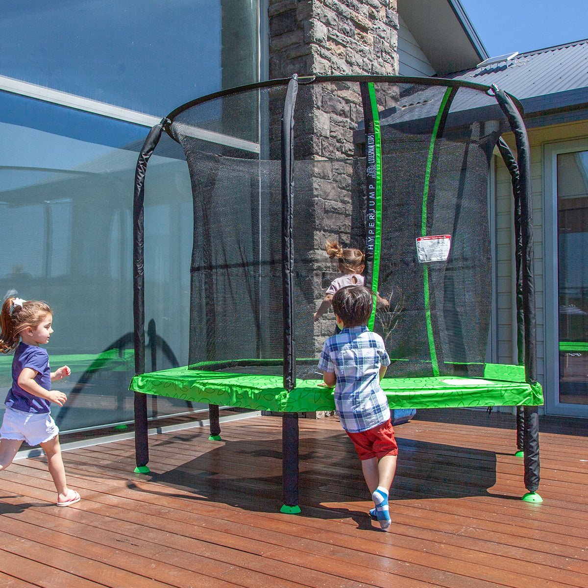 Lifespan Trampoline for Kids 7FT Springless Hoppy 2 Set