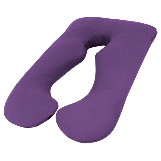 Australian Made Maternity Pregnancy Nursing Sleeping Body Pillow Pillowcase - Purple