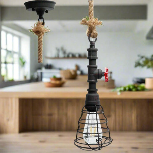 Vantage Pipe Pendant Light - Rusty