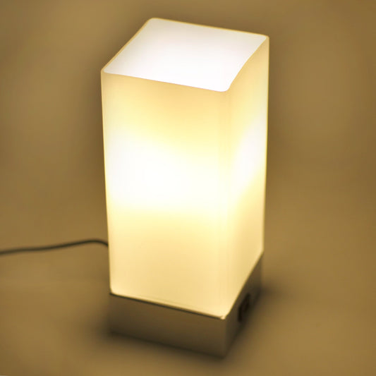 Rectangle Touch Lamp with USB Port