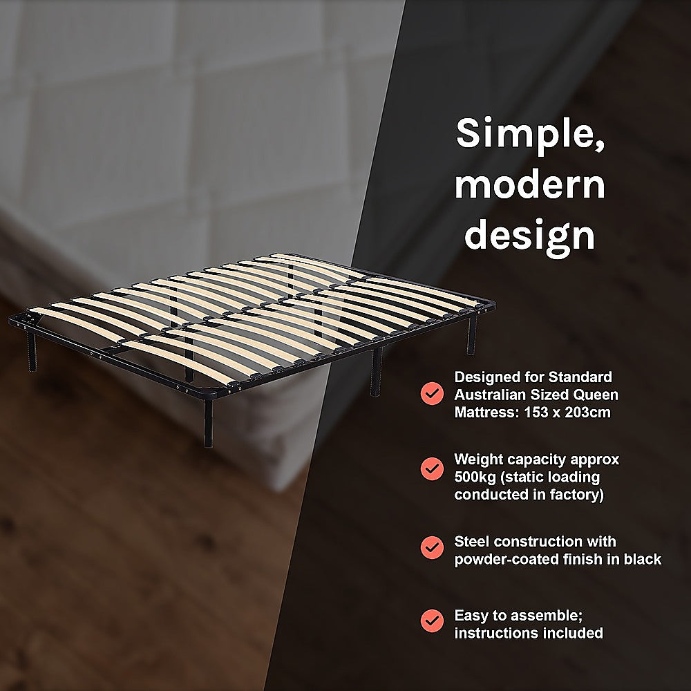 Eliana Metal Bed Frame - Black Queen