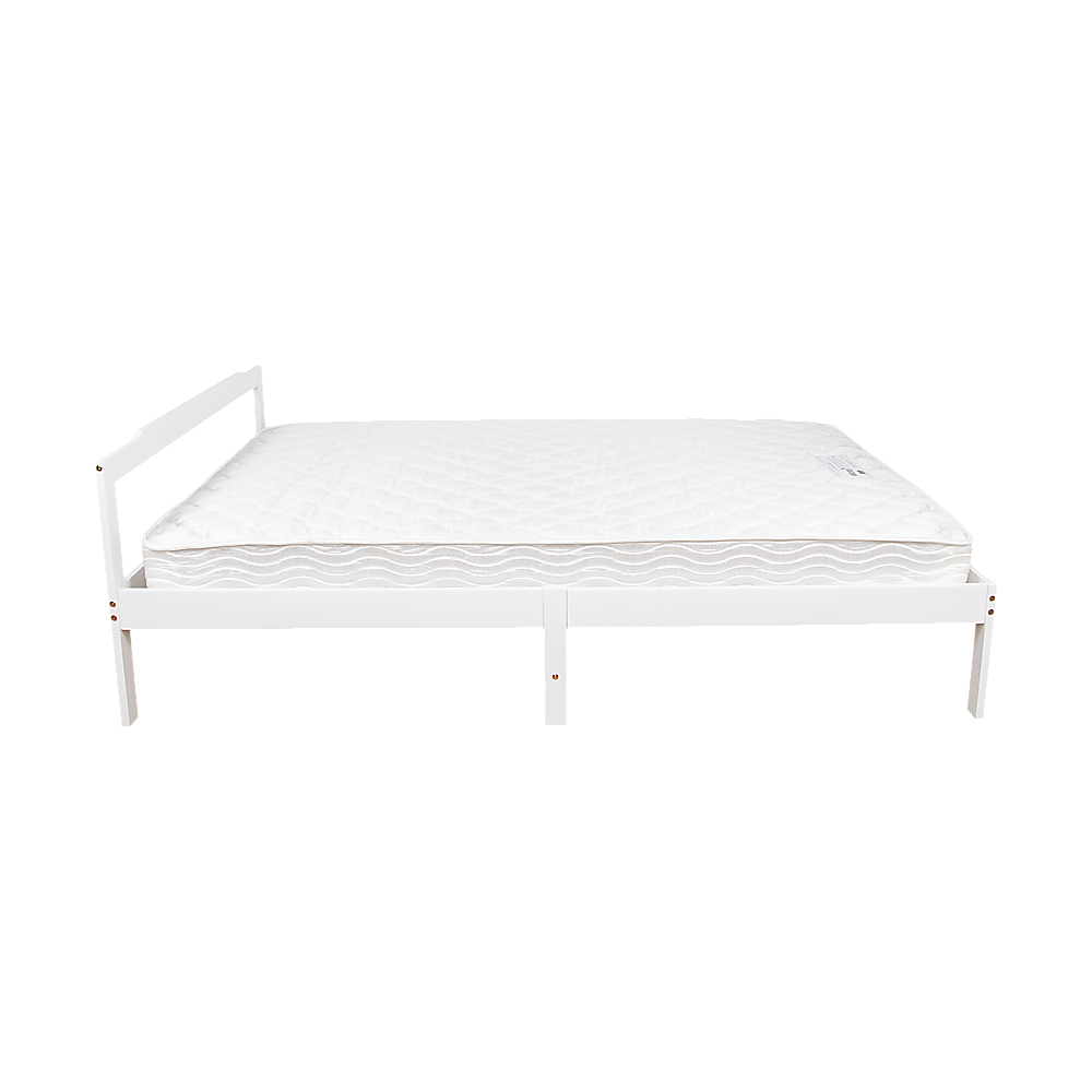 Gilly Wooden Bed Frame - White Double