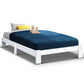Marble Bed & Mattress Package - White Single
