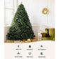 7ft 2.1m 1250 Tips Christmas Tree Xmas Tree Decorations Green