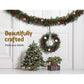 9ft 2.7m 220 Tips Christmas Garland with Decorations Xmas Wedding Party