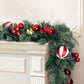 9ft 2.7m 220 Tips Christmas Garland with Decorations Xmas Wedding Party