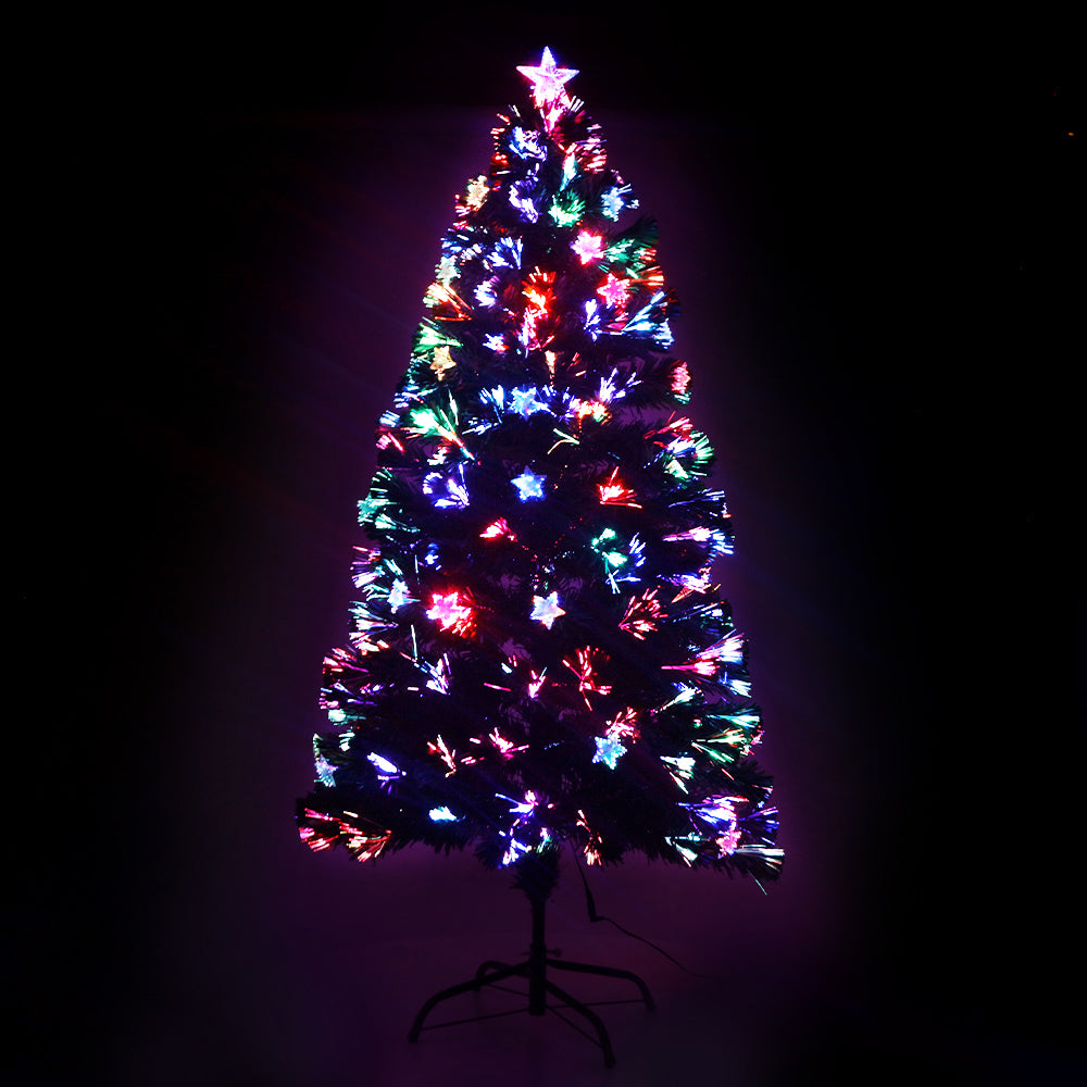 4ft 1.2m 150 Tips Christmas Tree Optic Fibre LED Xmas tree - Multi Colour