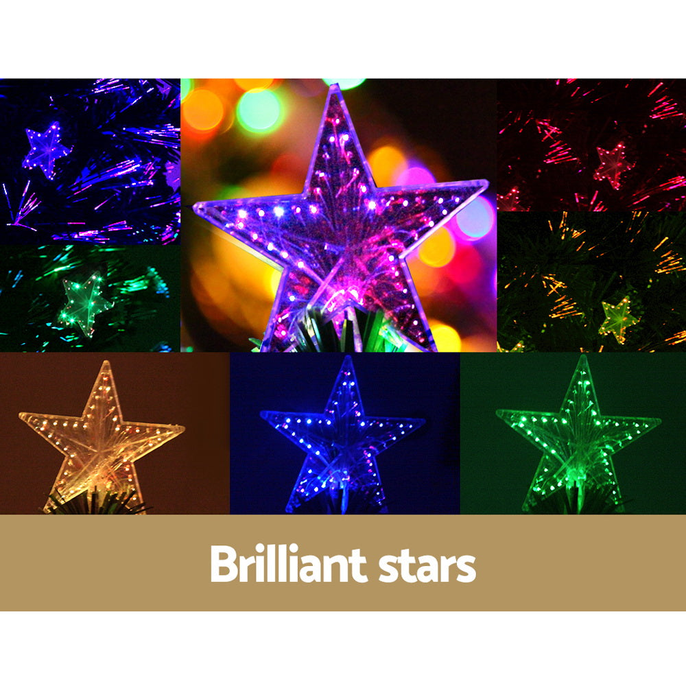 8ft 2.4m 320 Tips Christmas Tree Optic Fibre Xmas tree - Multi Colour