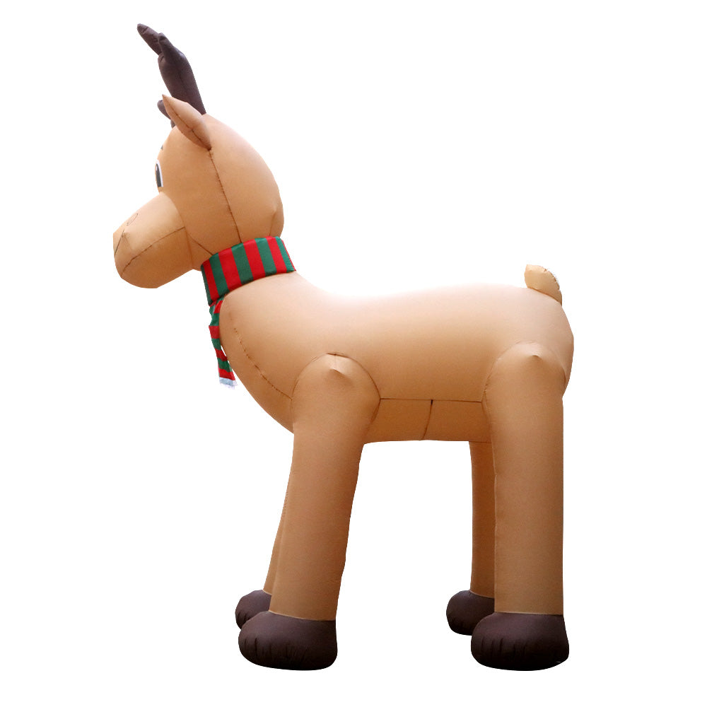 Reindeer Christmas Inflatable Illuminated Xmas Decorations - 5M