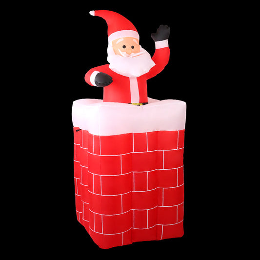 Santa Pop-Up Christmas Inflatable Illuminated Xmas Decorations - 1.8M