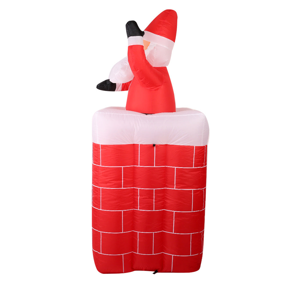 Santa Pop-Up Christmas Inflatable Illuminated Xmas Decorations - 1.8M