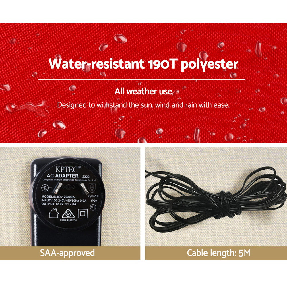 Santa Christmas Inflatable Illuminated Xmas Decorations - 3M