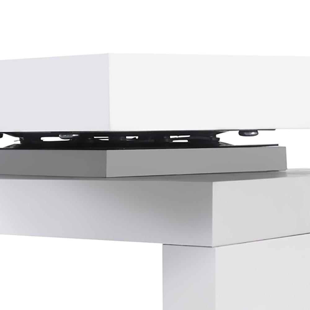 Artiss Computer Desk L-Shape Bookshelf White