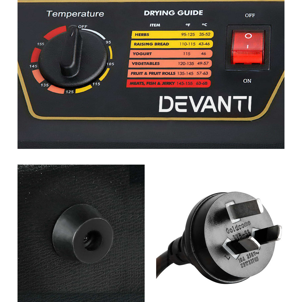 Devanti 10 Trays Food Dehydrator