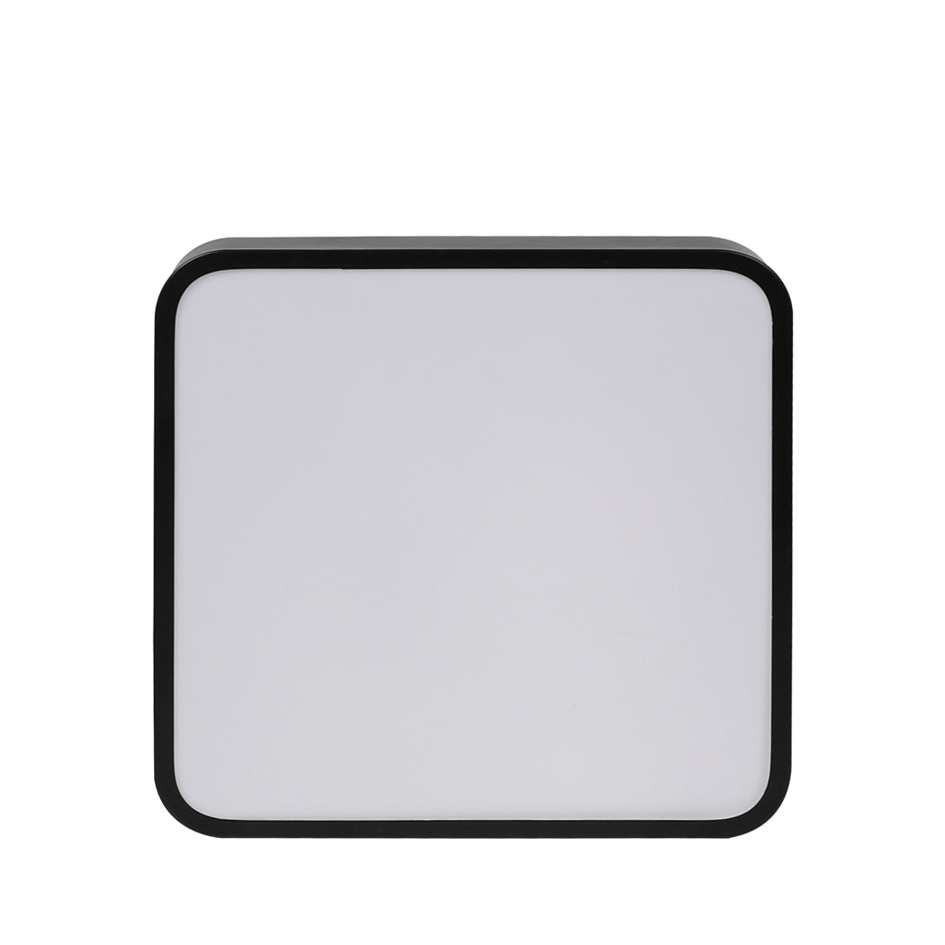 3-Colour Ultra-Thin 5cm Led Ceiling Light Modern Surface Mount 54W - Black