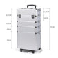 Makeup Case Professional Makeup Organiser 7 In 1 Trolley Silver