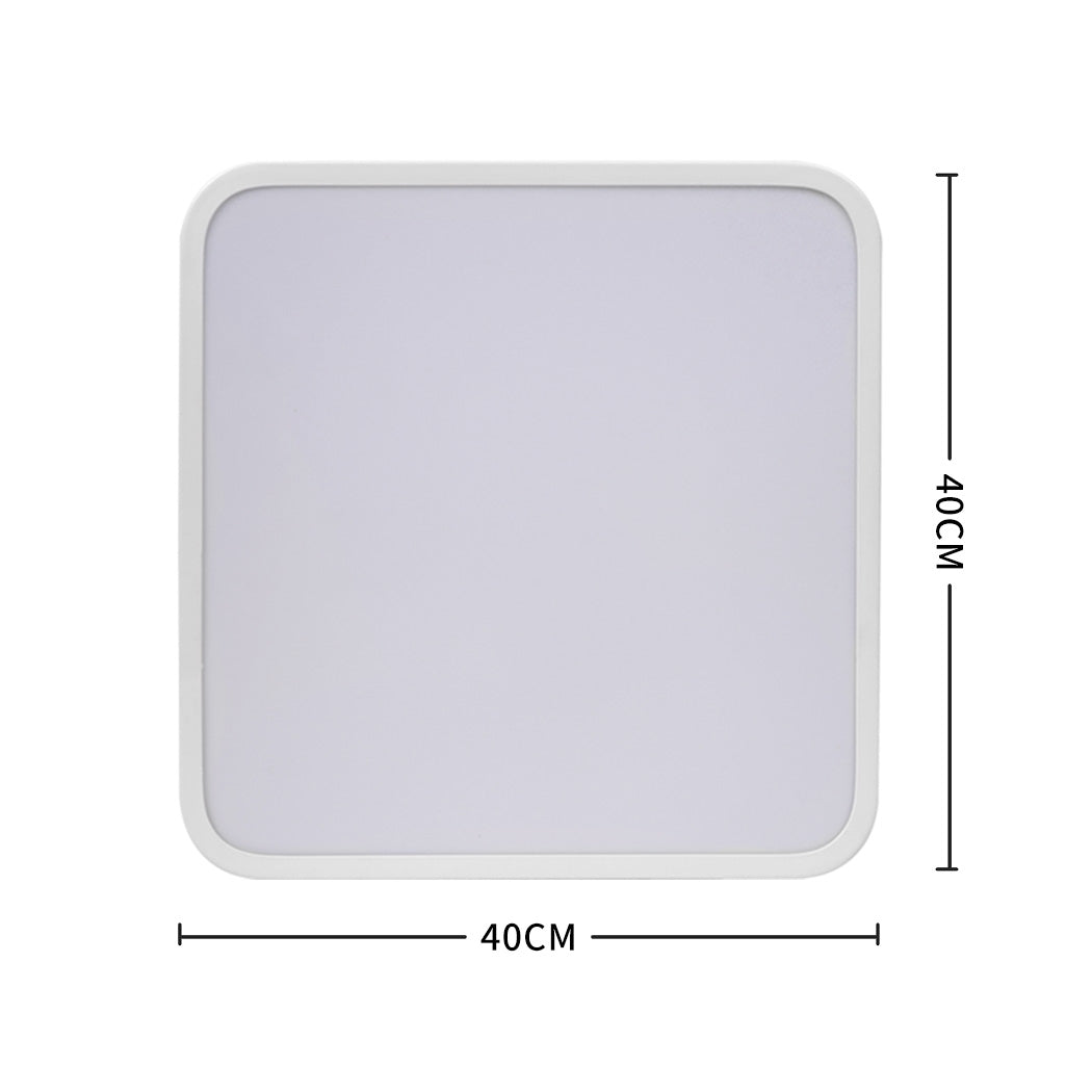 3-Colour Ultra-Thin 5cm Led Ceiling Light Modern Surface Mount 54W - White