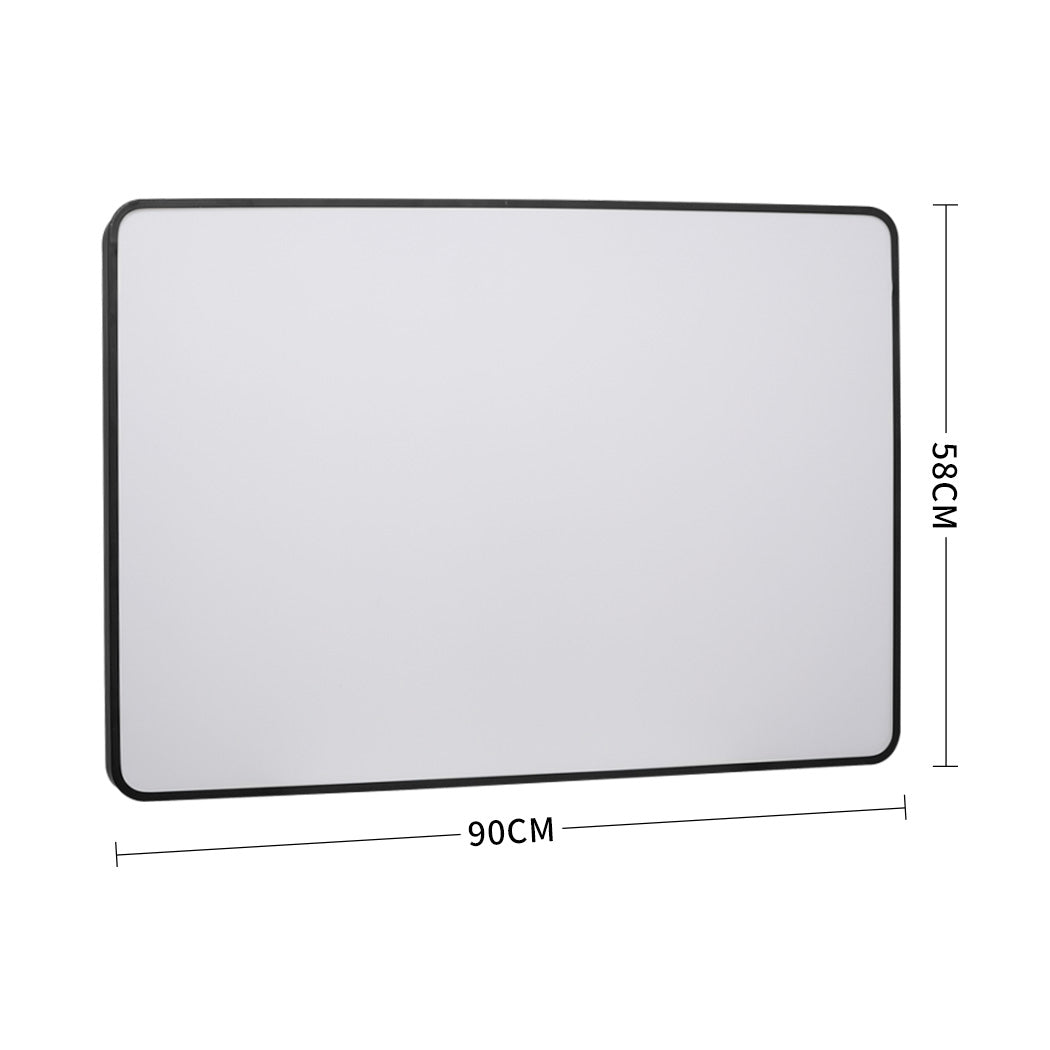 3-Colour Ultra-Thin 5cm Led Ceiling Light Modern Surface Mount 192W - Black
