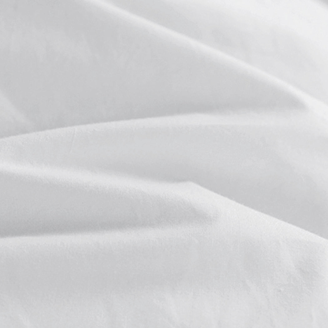 DOUBLE 700GSM All Season Goose Down Feather Filling Duvet - White