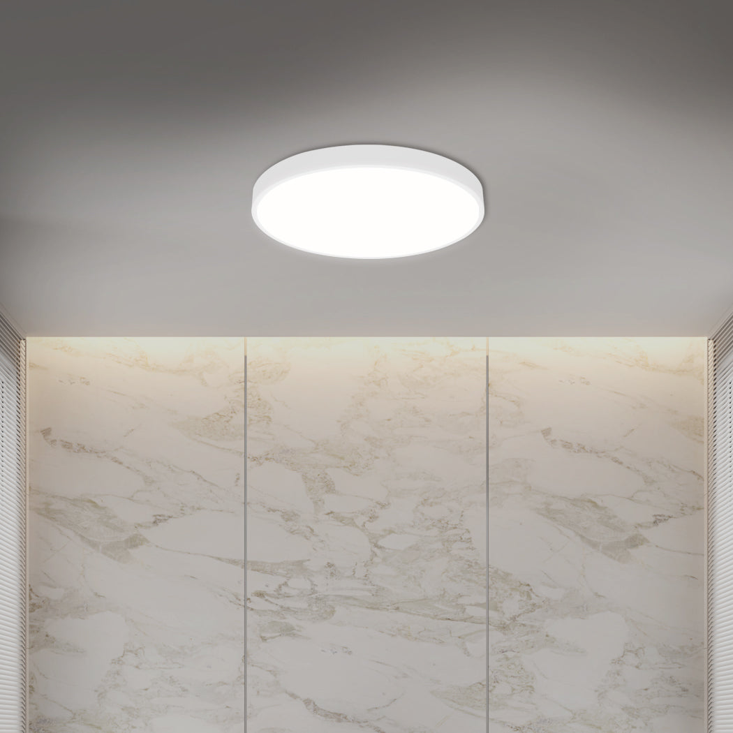 3-Colour Ultra-Thin 5cm Led Ceiling Light Modern Surface Mount 72W - White