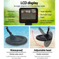 200cm LCD Screen Metal Detector with Headphones - Black