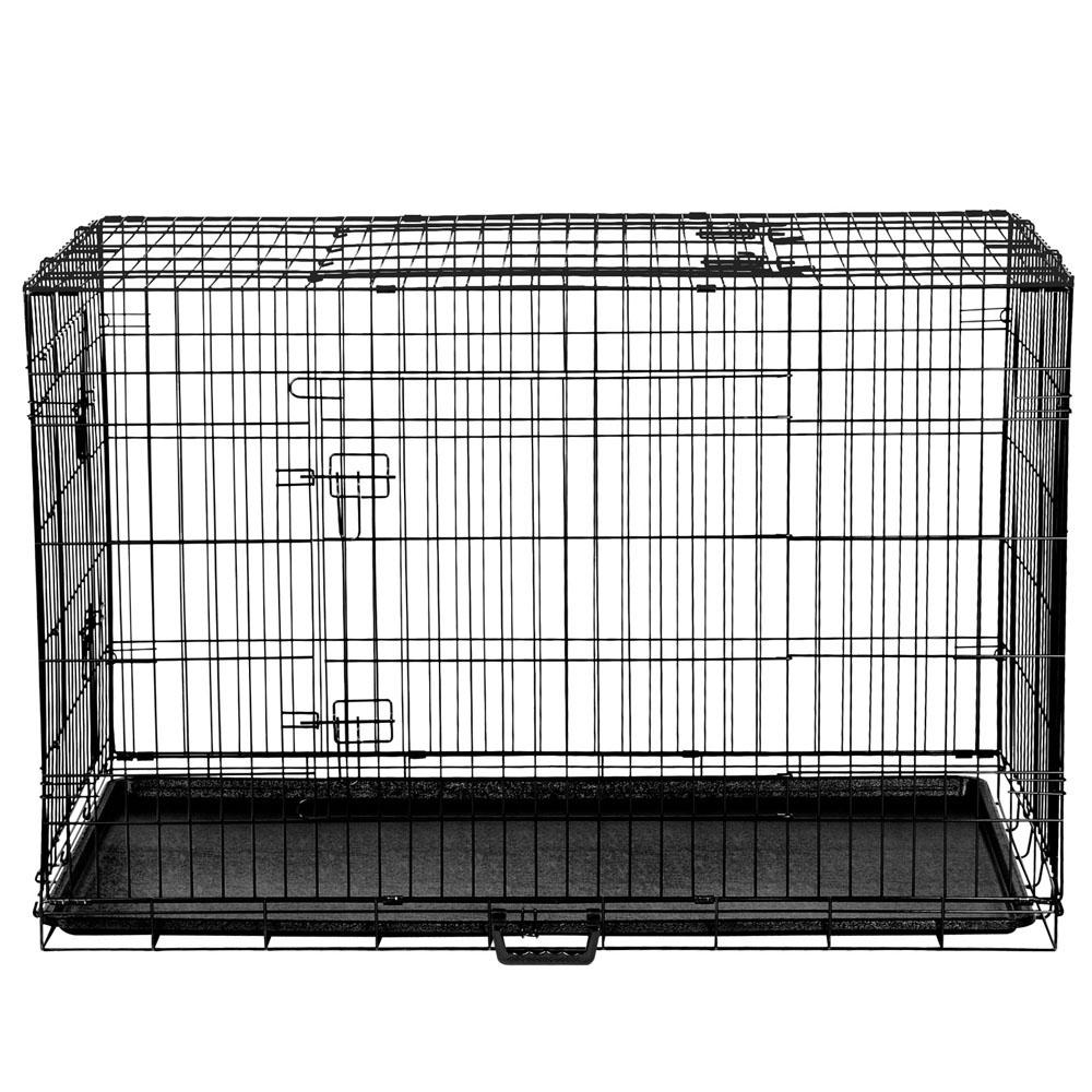 Dog Cage 42inch Pet Cage - Black