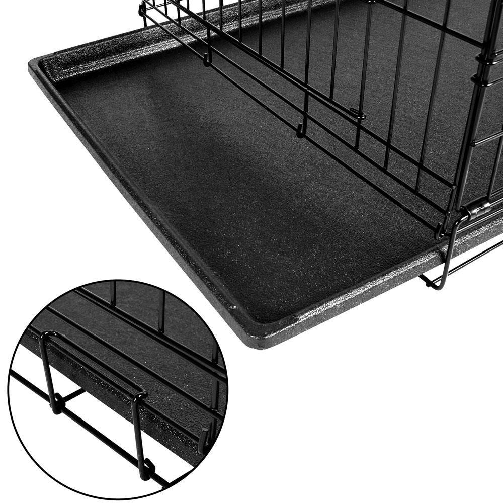 Dog Cage 42inch Pet Cage - Black