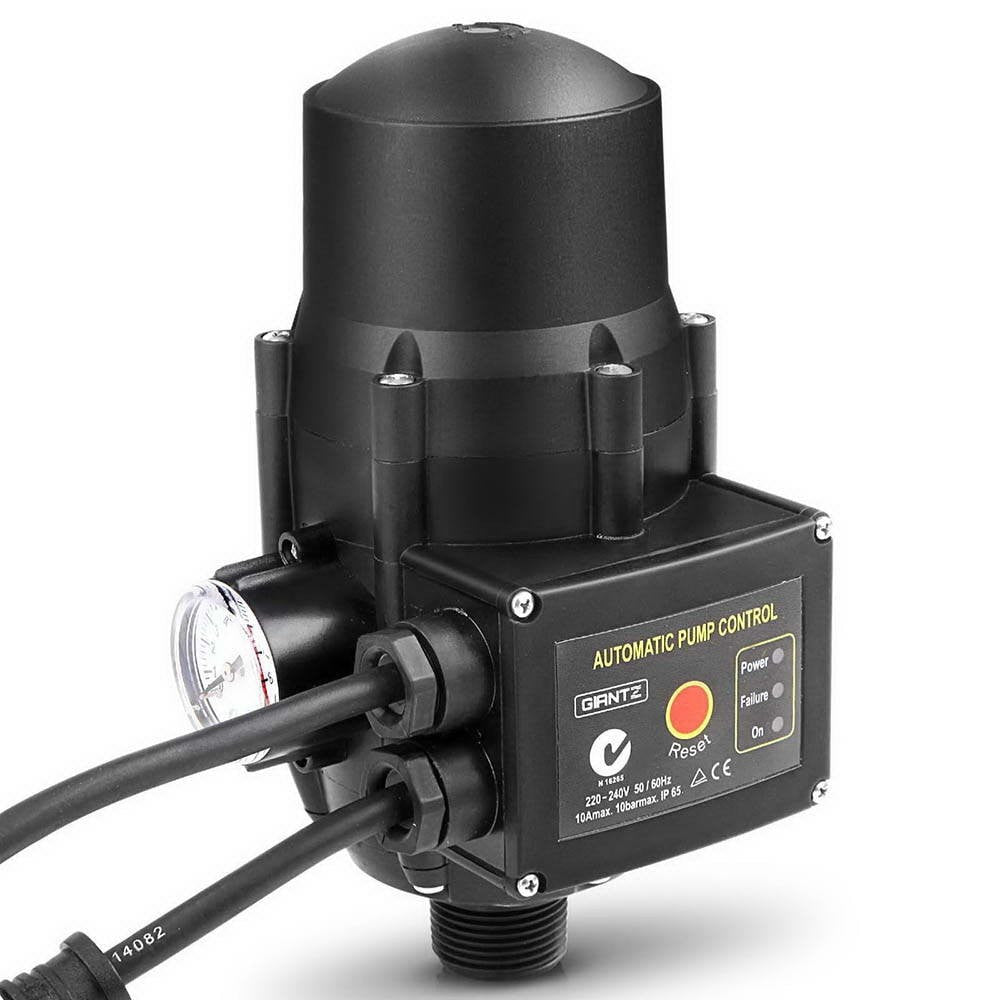 Adjustable Automatic Electronic Water Pump Controller - Black
