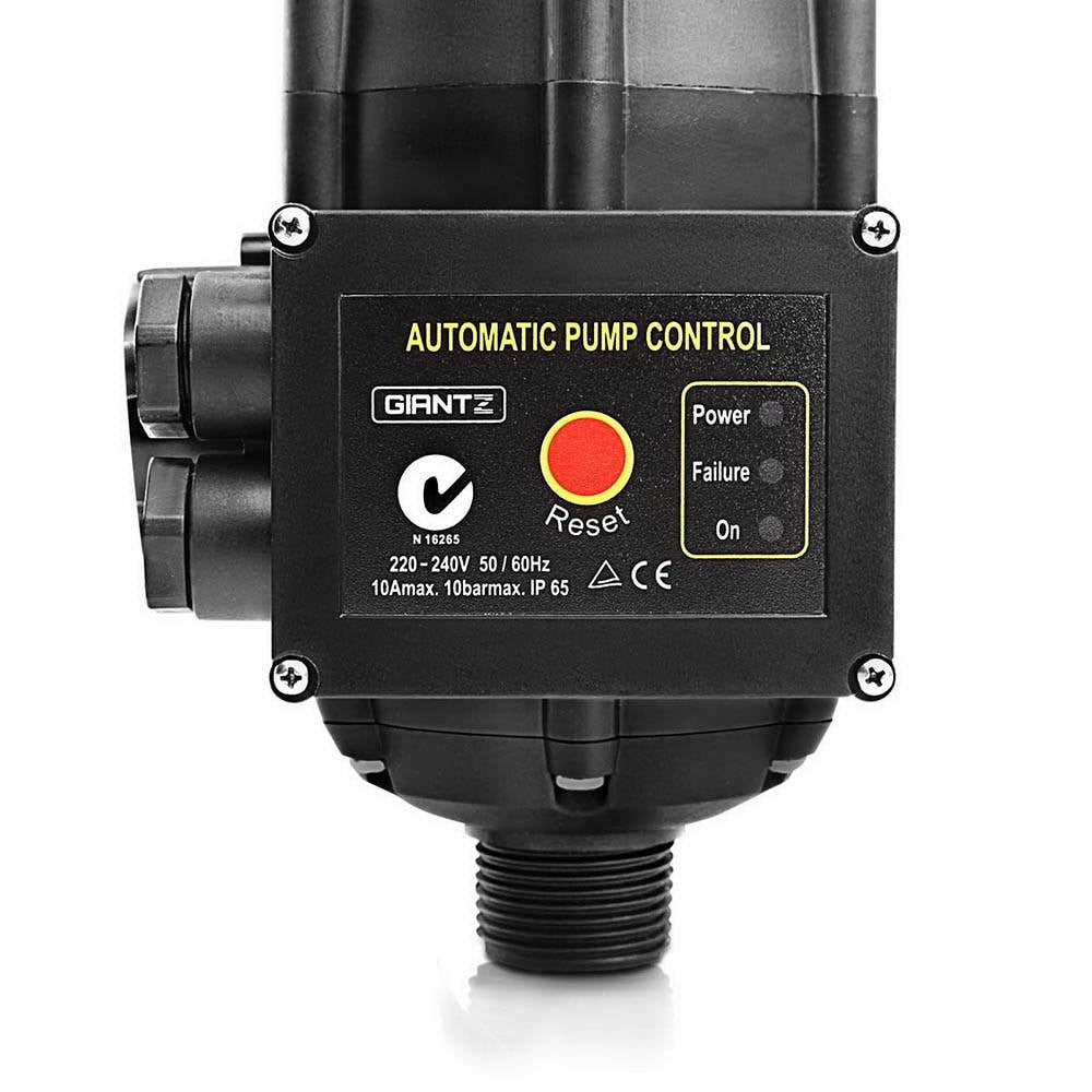 Adjustable Automatic Electronic Water Pump Controller - Black