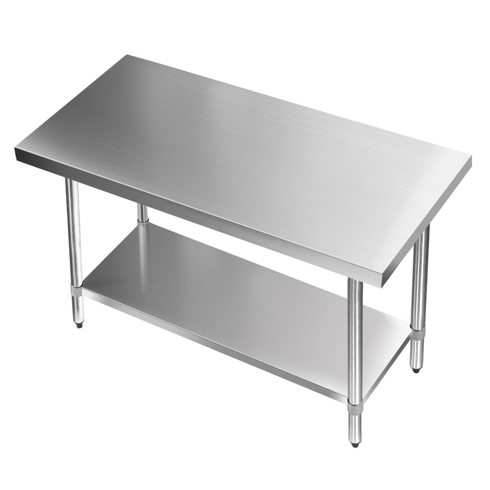 610x1219mm Commercial Stainless Steel Kitchen Bench