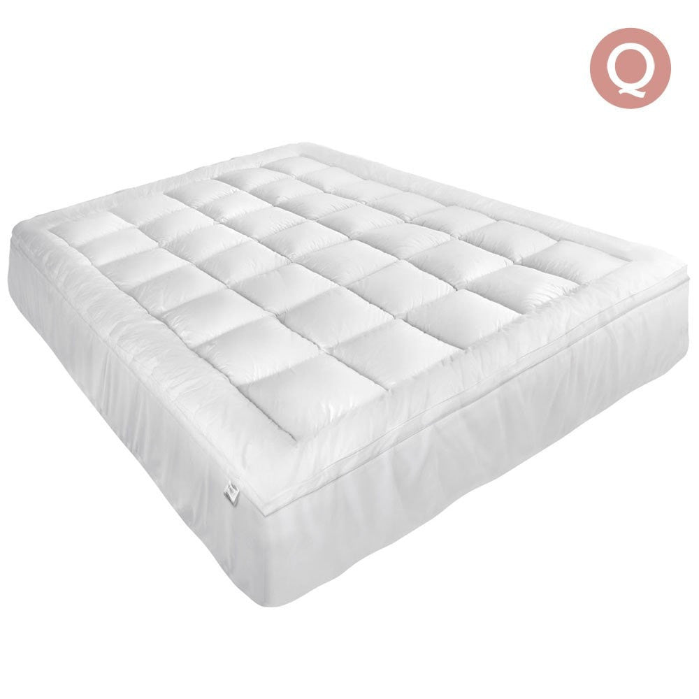 Pillowtop Mattress Topper Memory Resistant Protector Pad Cover Queen