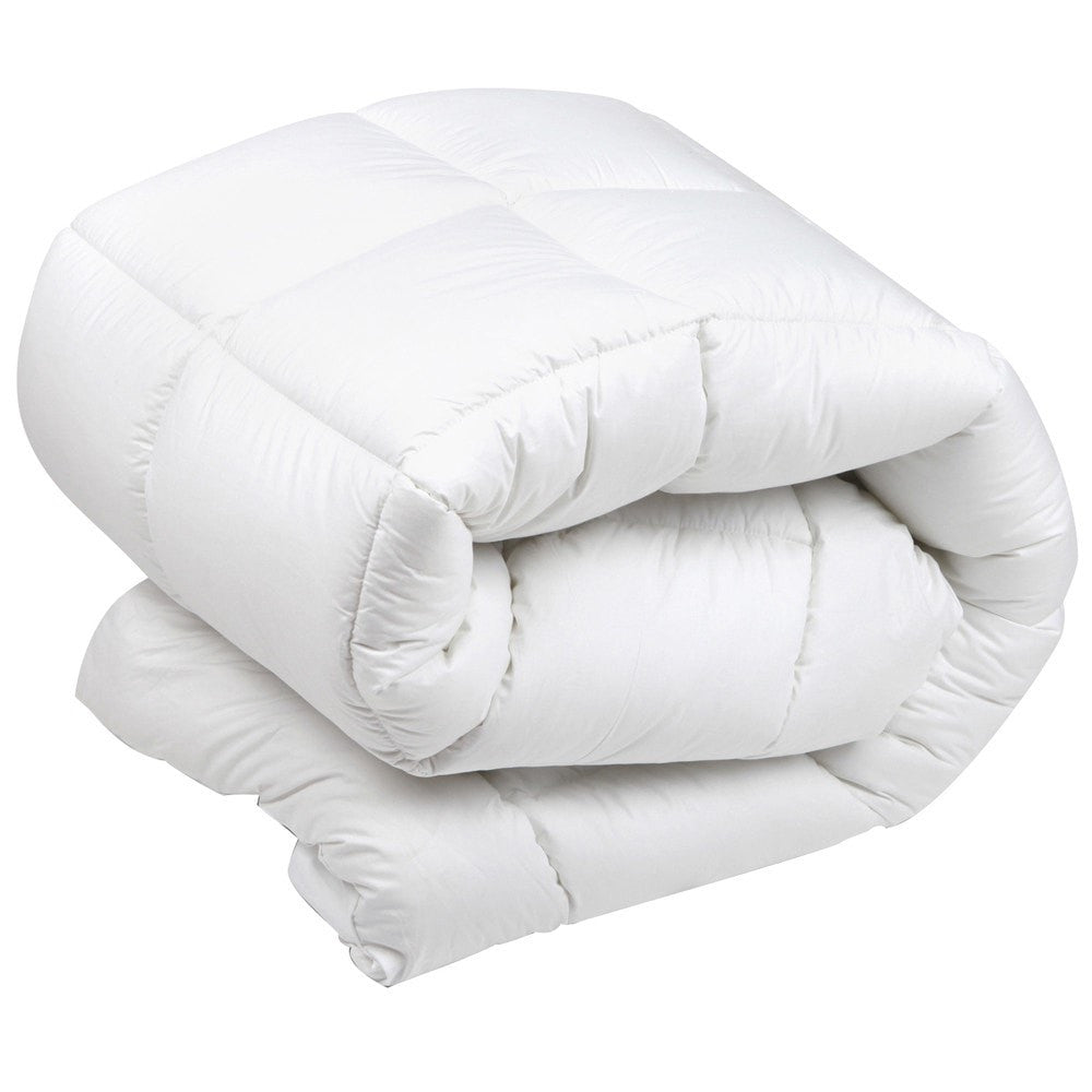 Queen Giselle Mattress Topper Pillowtop 1000GSM Microfibre Filling Protector
