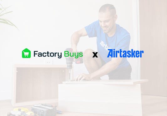 Factory Buys Partners with Airtasker: Get Your Furniture Assembled Without the Hassle