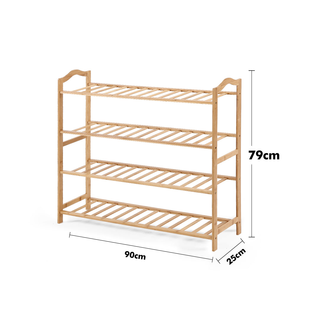 Levede Bamboo Shoe Rack Storage Wooden