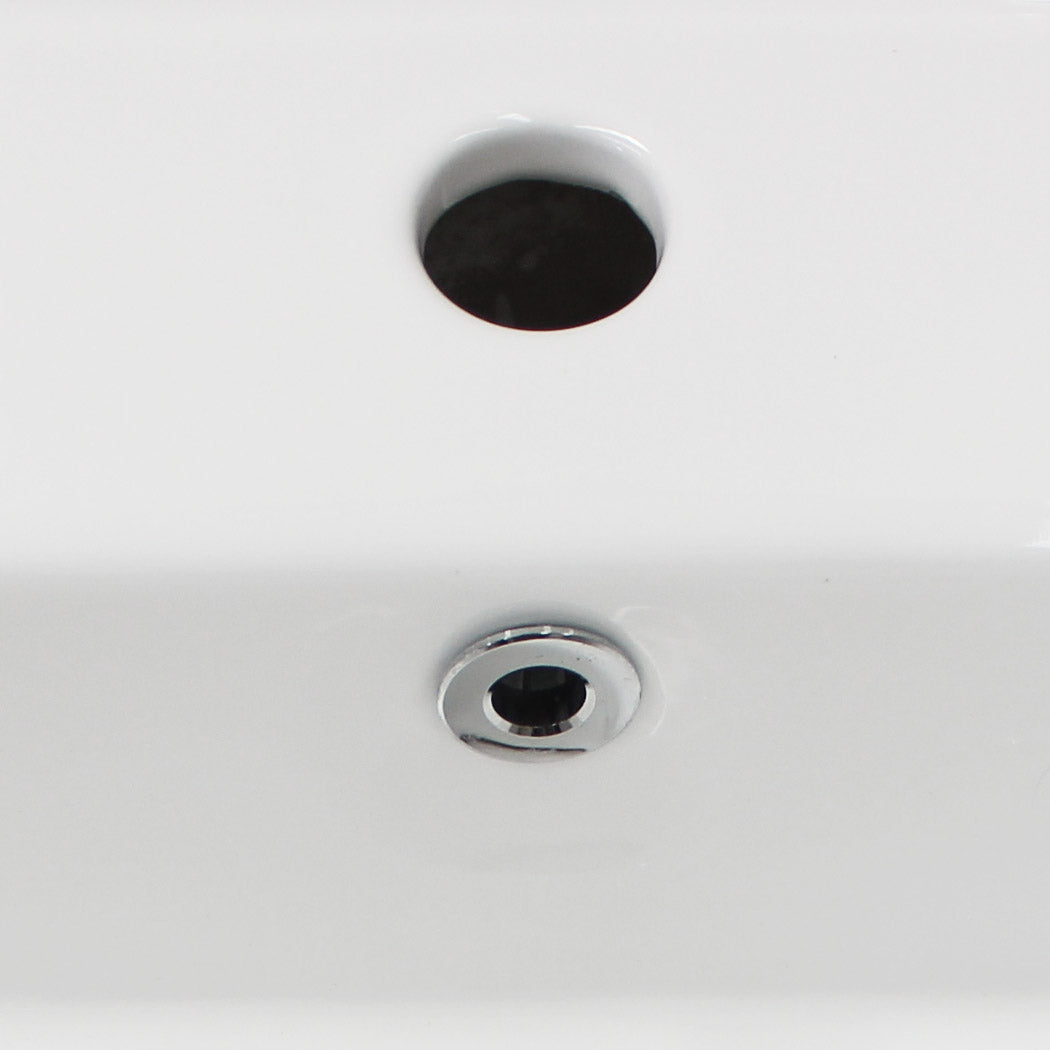 58.5cm x 45cm Ceramic Basin Bathroom Wash Counter Top Hand Wash Bowl Sink Vanity Above Basins