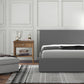 Owen Bed Frame with Headboard - Grey King
