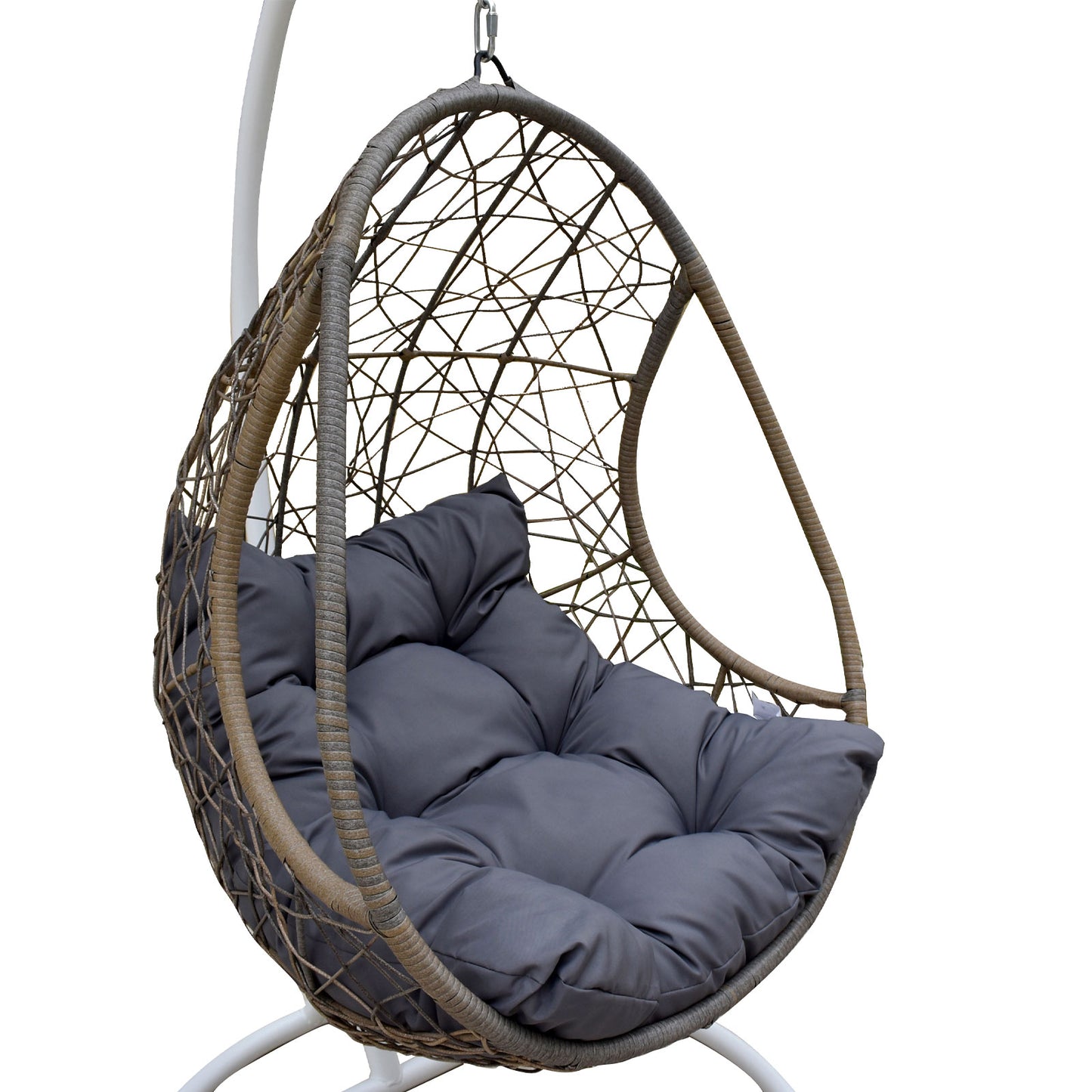 Jessica Furniture Rocking Egg Chair - Grey