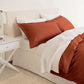 KING 1000TC Bamboo Cotton Quilt Cover Sets - Brown