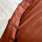 KING 1000TC Bamboo Cotton Quilt Cover Sets - Brown