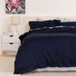 KING 1000TC Bamboo Cotton Quilt Cover Sets - Royal Blue