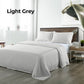 Queen Royal Comfort Blended Bamboo Sheet Set - Light Grey