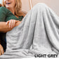 Wynter Throw Soft Blanket Plush - Light Grey