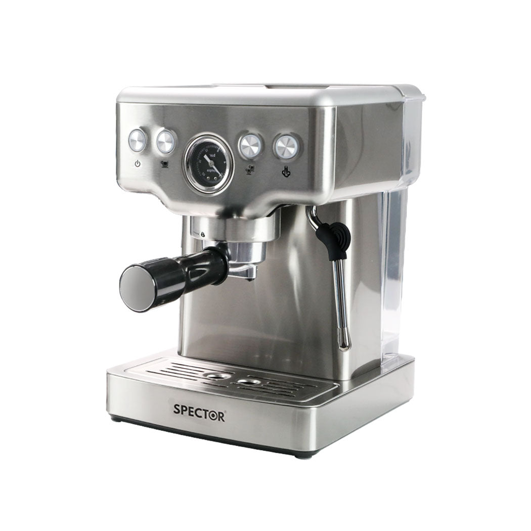 20 Bar Coffee Machine Espresso Maker with Milk Frother - Silver