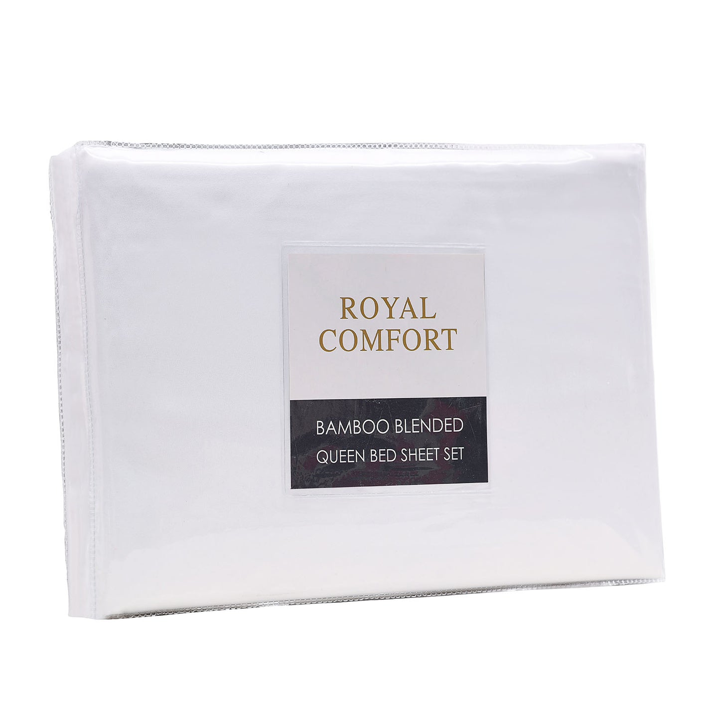 Queen Royal Comfort Blended Bamboo Sheet Set - White