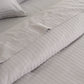 Queen Kensington 1200TC Cotton Sheet Set Stripe - Silver Grey