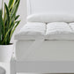 DOUBLE 1800GSM Duck Feather and Down Mattress Topper - White