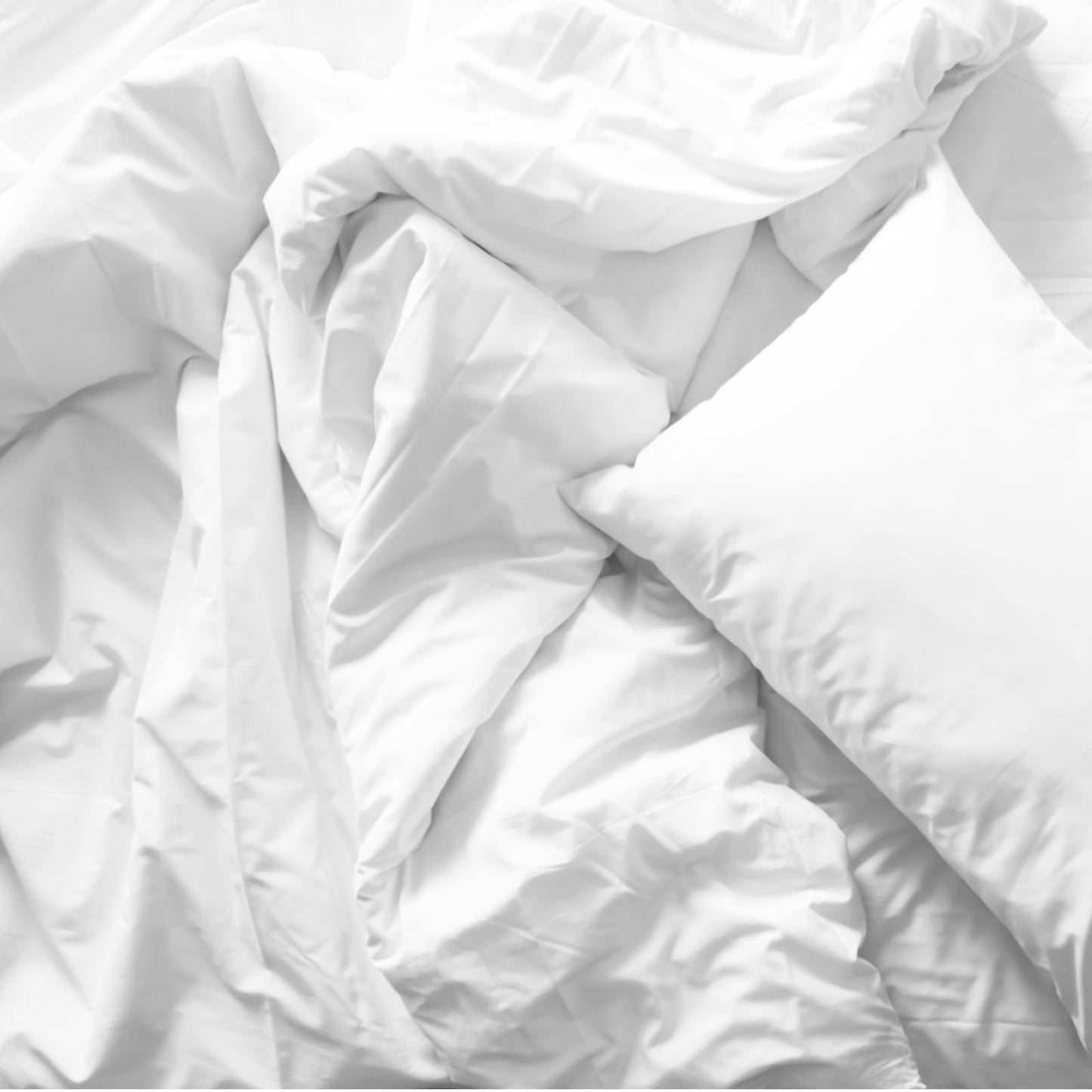 KING Blended Bamboo Quilt Cover Set - White